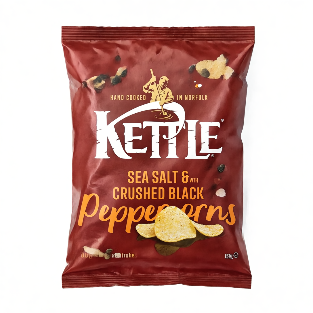 Burts Potato Chips – Sea Salt with Cracked Peppercorns